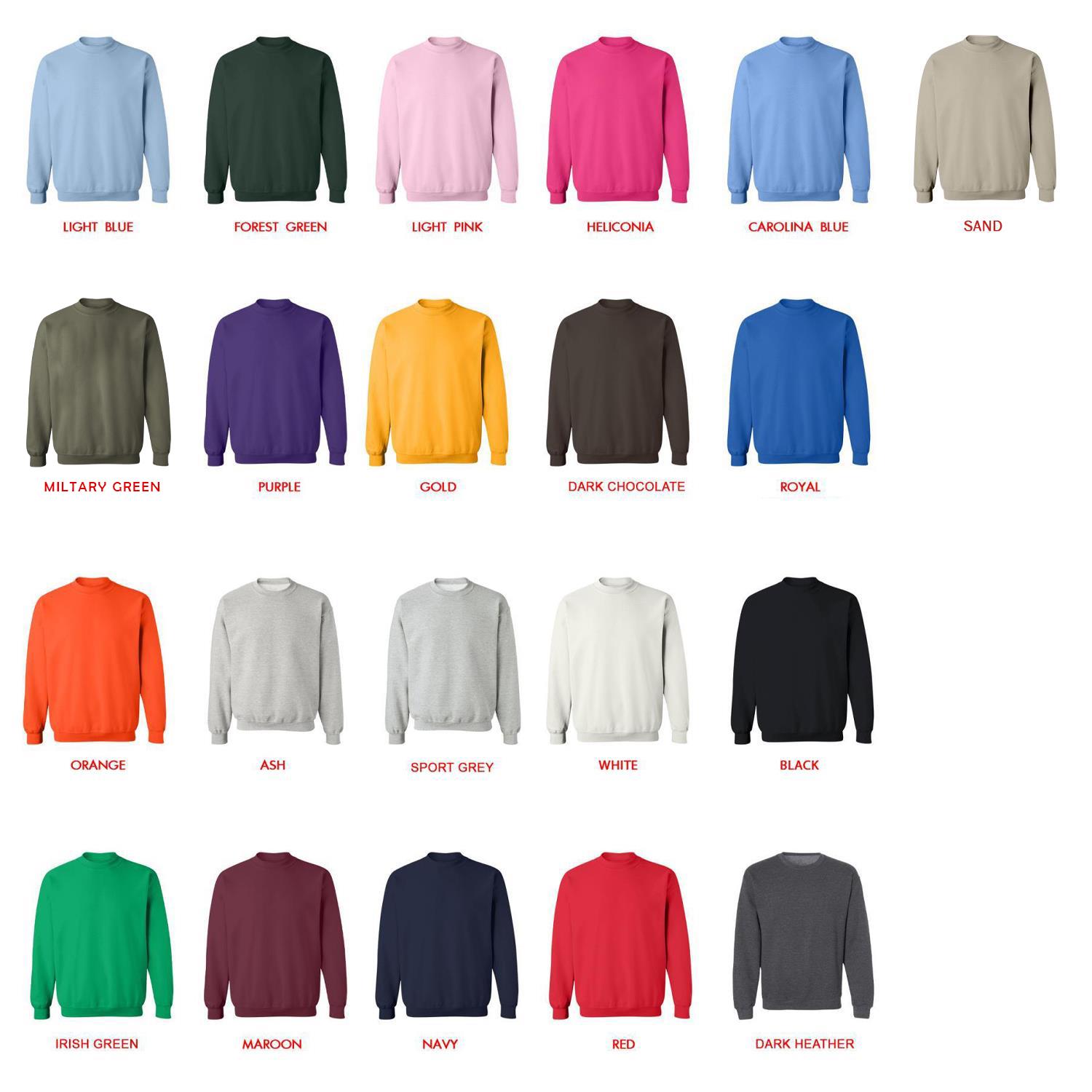 sweatshirt color chart - Kengan Ashura Merch
