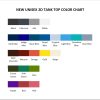 tank top color chart - Kengan Ashura Merch